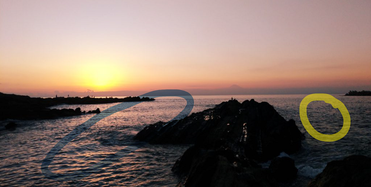 城ヶ島の磯画像